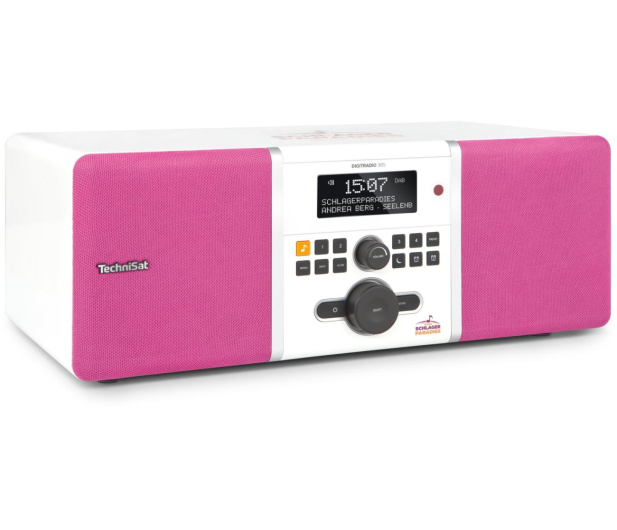 TechniSat RADIO DAB+ TECHNISAT DIGITRADIO 305, BIAŁO-RÓŻOWY # - 1464296 - zdjęcie 2